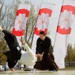 Yatagarasu ry esittää aikidoa ja iaidoa. Kuva Emilia Pippola